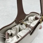 Loro Piana Bobbin Canvas Shopping Bag 20x13x35cm - Image 7