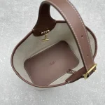 Loro Piana Bobbin Canvas Shopping Bag 20x13x35cm - Image 9