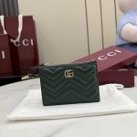Gucci GG Marmont Mini Quilted Leather Card Holder