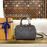 Louis Vuitton Speedy Bandouliere 20 Monogram Empreinte Leather Handbag 15x12.5x20cm