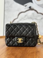 23s Gold Ball Flap Bag 18*13*7cm