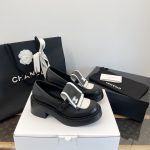 Chanel 2024 Backpack Buckle Panda Loafers with 6cm Platform