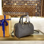 Louis Vuitton Speedy Bandouliere 20 Monogram Empreinte Leather Handbag 15x12.5x20cm - Image 2
