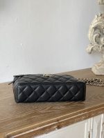 Small Quilted Lambskin Chain Case Bag 17*19.5*5 - Image 2