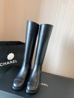 Chanel Classic Double C Knight Boots, 39cm Height - Image 2