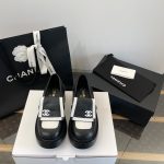 Chanel 2024 Backpack Buckle Panda Loafers with 6cm Platform - Image 2