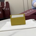 Gucci GG Marmont Green Quilted Leather Card Holder - Image 2