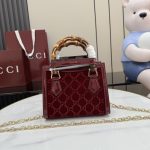 Gucci Diana Tote Bag with Bamboo Handle 20cm - Image 2