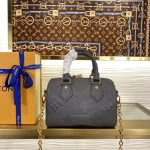 Louis Vuitton Speedy Bandouliere 20 Monogram Empreinte Leather Handbag 15x12.5x20cm - Image 3