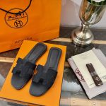 Hermes 2023 Denim H Sandals - Image 3