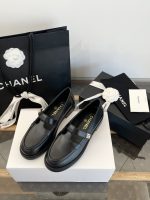 CHANEL 2025K Hollow T-Strap Platform Mary Jane Loafers - Image 3