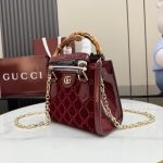 Gucci Diana Tote Bag with Bamboo Handle 20cm - Image 3
