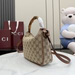 Gucci Diana GG Canvas Bag with Bamboo Handle - Image 3