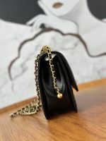 24C Double Gold Bead Flap Bag Large - Image 4