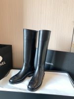 Chanel Classic Double C Knight Boots, 39cm Height - Image 4