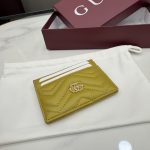 Gucci GG Marmont Green Quilted Leather Card Holder - Image 4