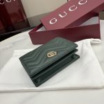 Gucci GG Marmont Mini Quilted Leather Card Case - Image 5
