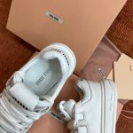 Miu Miu 2023 Summer Casual White Shoes - Image 6