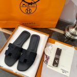 Hermes 2023 Denim H Sandals - Image 6