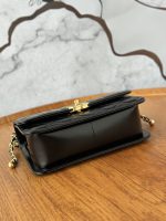 24C Double Gold Bead Flap Bag Large - Image 6
