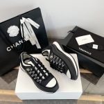 Chanel 2024 Panda Sneakers with 4cm Air Cushion - Image 6