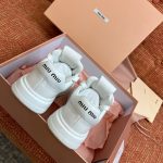 Miu Miu 2023 Summer Casual White Shoes - Image 7
