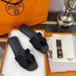 Hermes 2023 Denim H Sandals - Image 7
