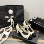 Chanel 2023 Chunky Heel Mary Jane Shoes - Image 7