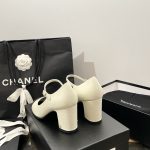 Chanel 2023 Chunky Heel Mary Jane Shoes - Image 8
