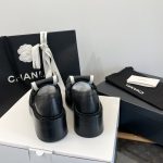 Chanel 2024 Backpack Buckle Panda Loafers with 6cm Platform - Image 8