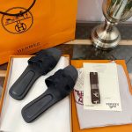 Hermes 2023 Denim H Sandals - Image 9