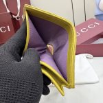 Gucci GG Marmont Mustard Yellow Quilted Leather Card Case - Image 9