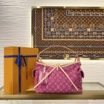 Louis Vuitton Denim Rendez-Vous CARRYALL CARGO Small Handbag Shoulder Bag 33.5cm