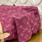 Louis Vuitton Denim Rendez-Vous CARRYALL CARGO Small Handbag Shoulder Bag 33.5cm - Image 5