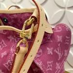 Louis Vuitton Denim Rendez-Vous CARRYALL CARGO Small Handbag Shoulder Bag 33.5cm - Image 6