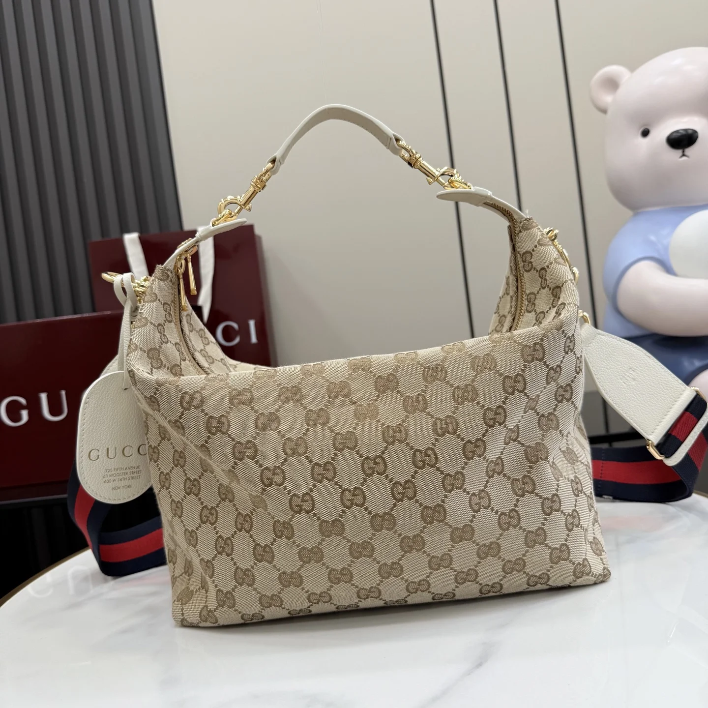 1-1010 UbestLuxury Gucci Gucci NY Shoulder Bag 33cm main product photo SKU GU25122