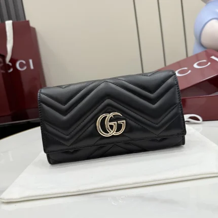 UbestLuxury Gucci GG Marmont Long Leather Card Case main product photo SKU GU25193
