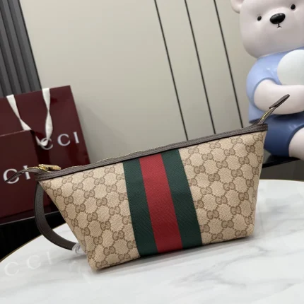 UbestLuxury Gucci Gucci GG Coated Canvas Toiletry Bag 21.5cm main product photo SKU GU25299