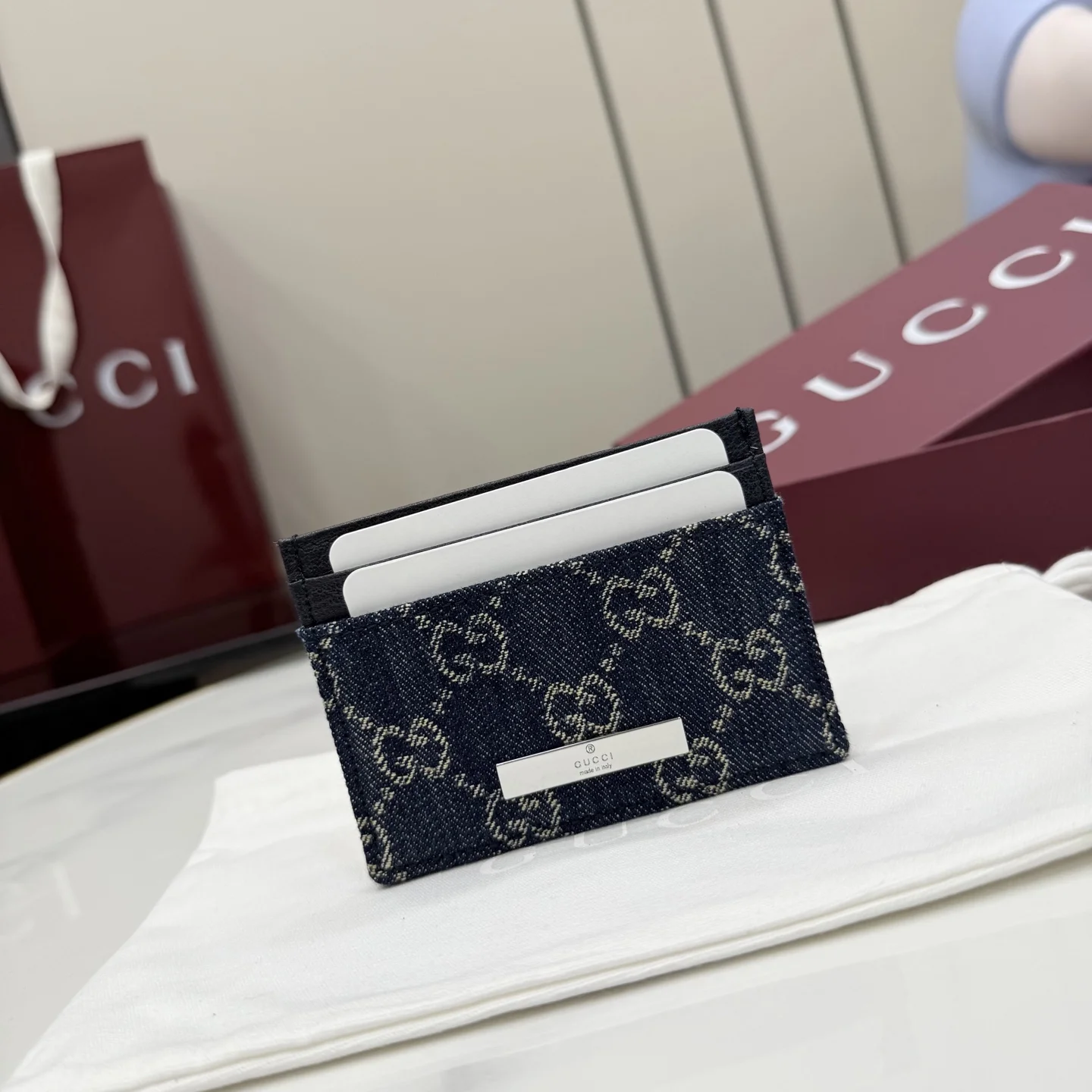 1-1284 UbestLuxury Gucci Gucci Generation GG Denim Small Leather Goods main product photo SKU GU25312