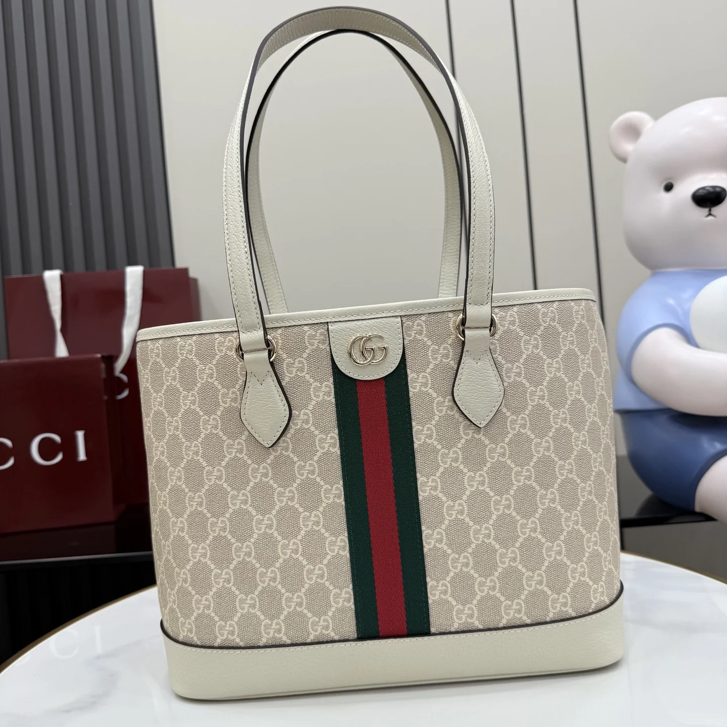 1-1375 UbestLuxury Gucci Ophidia Tote Bag 31cm main product photo SKU GU25382