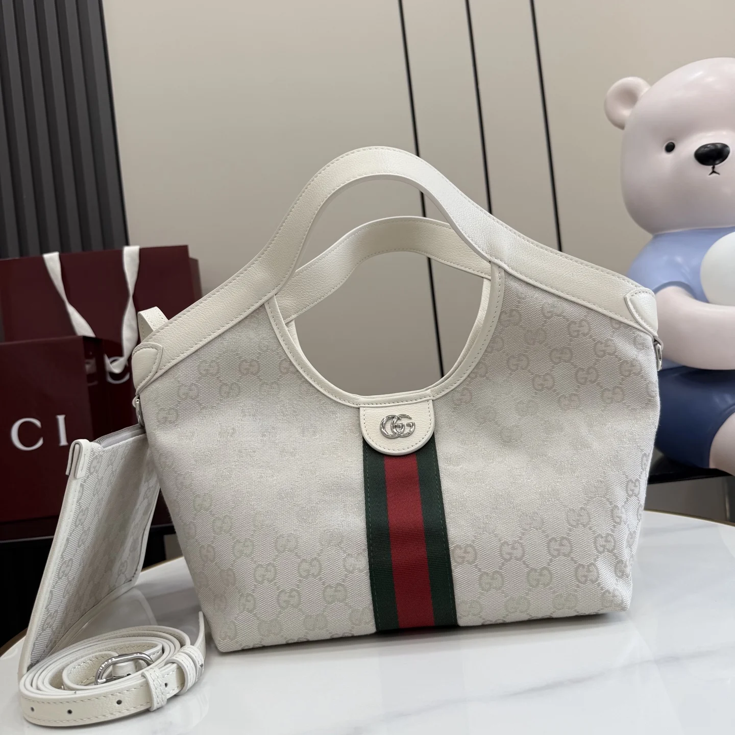 1-1376 UbestLuxury Gucci Gucci Tote Bag 25cm main product photo SKU GU25383