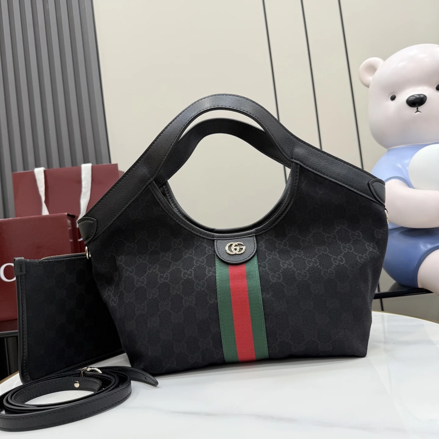 1-1380 UbestLuxury Gucci Gucci Giglio Handbag 25cm main product photo SKU GU25387