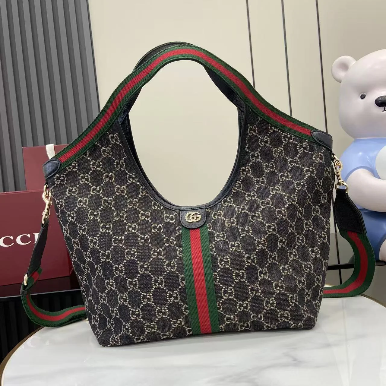 1-1382 UbestLuxury Gucci Gucci Giglio Tote Bag main product photo SKU GU25389