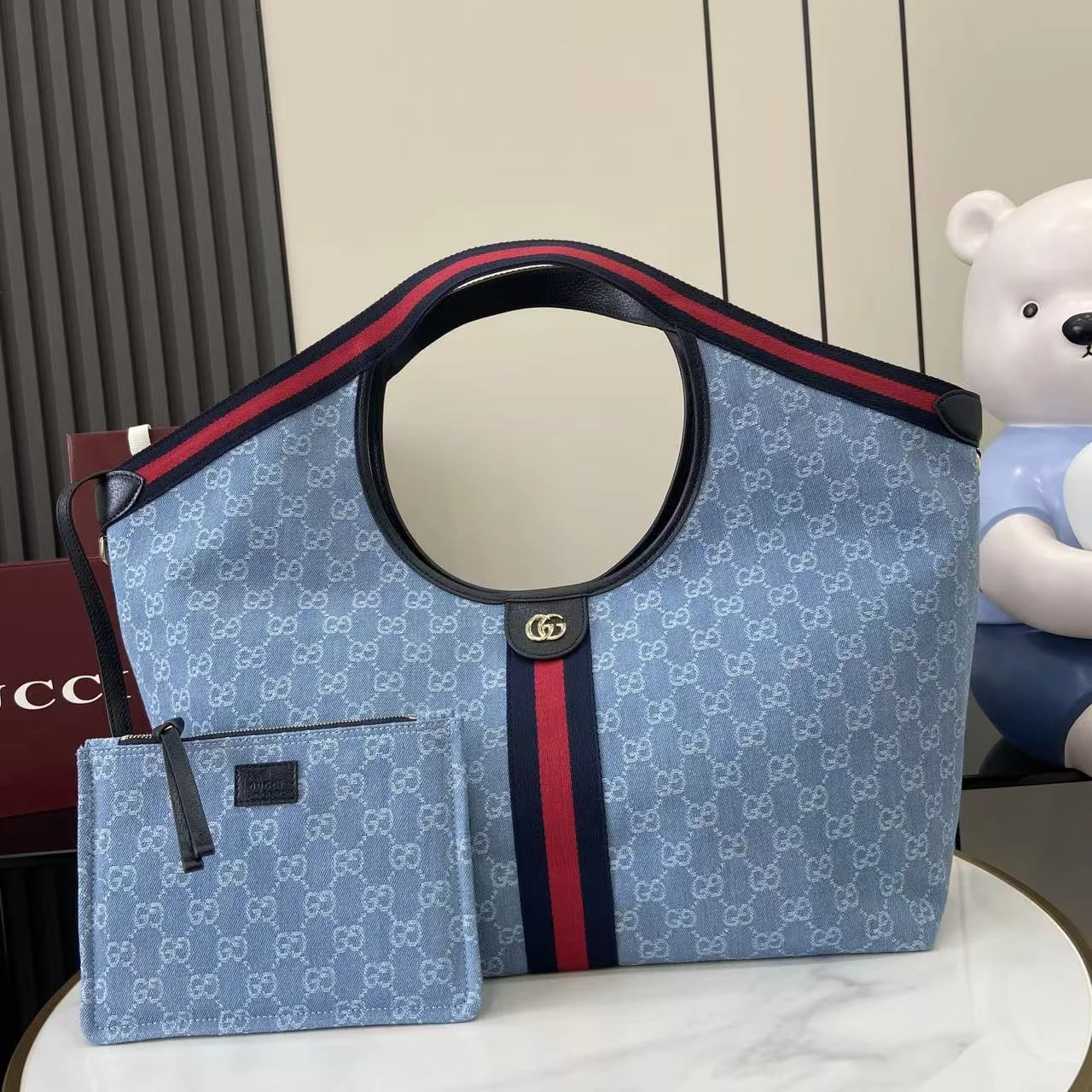 1-1389 UbestLuxury Gucci Gucci Giglio Tote Bag 60cm main product photo SKU GU25396