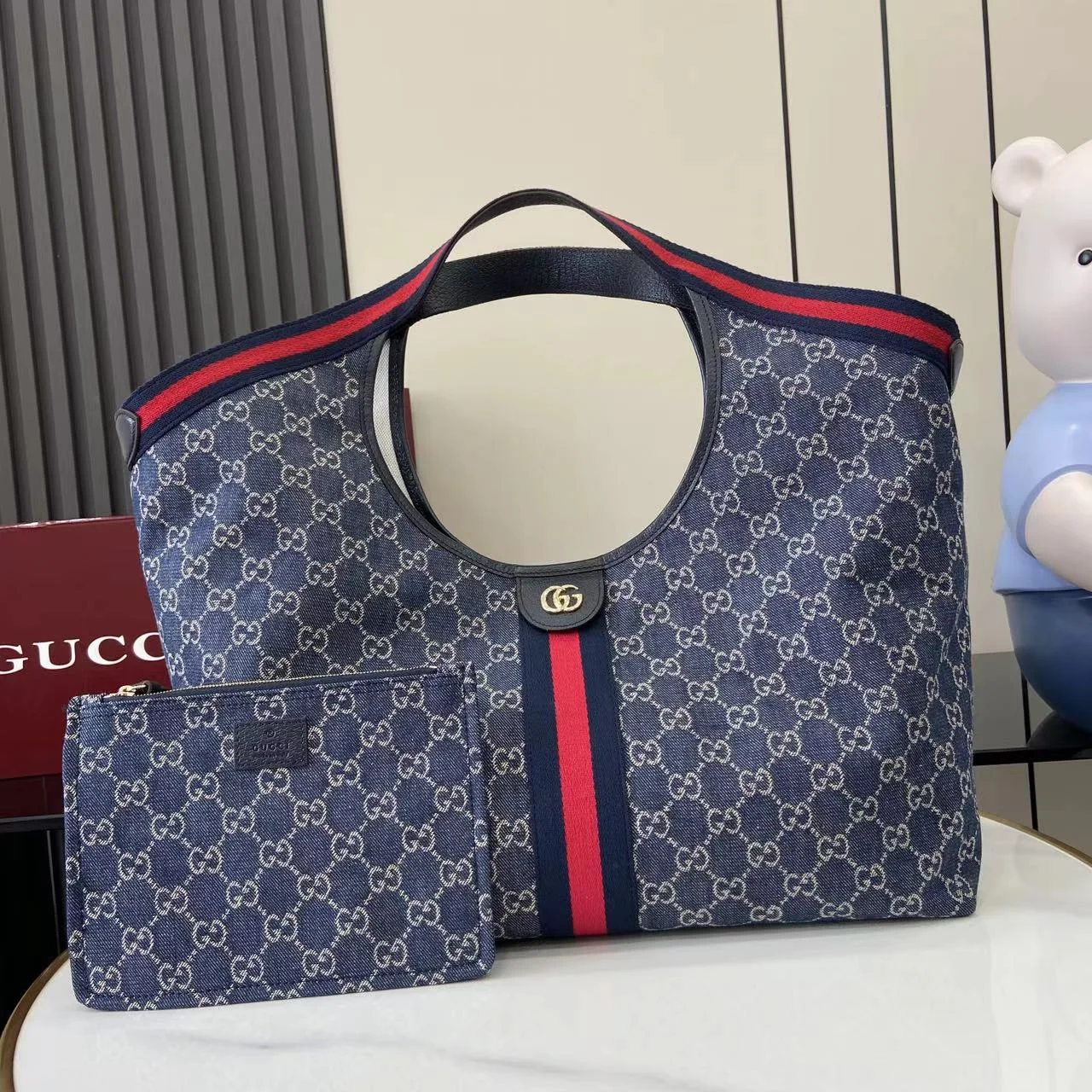 1-1390 UbestLuxury Gucci Gucci Giglio Tote Bag 60cm main product photo SKU GU25397