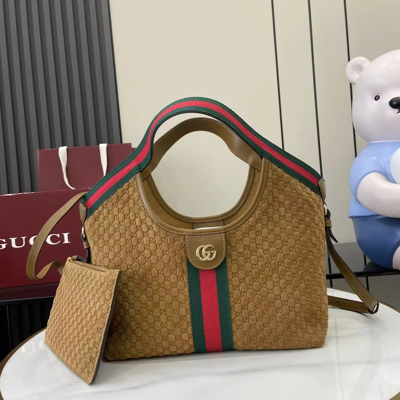 1-1402 UbestLuxury Gucci Gucci Giglio Tote Bag main product photo SKU GU25405