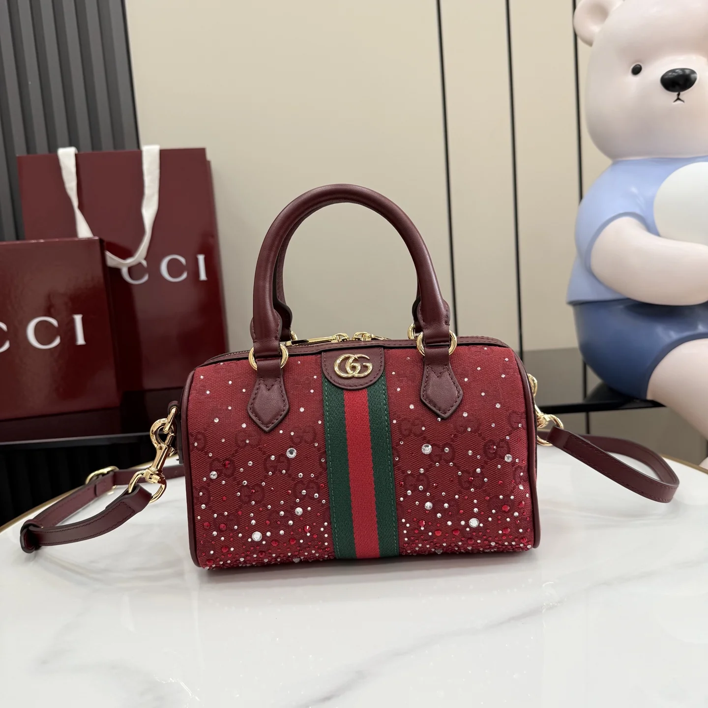 1-1412 UbestLuxury Gucci Ophidia Handbag 21cm main product photo SKU GU25412