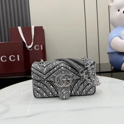UbestLuxury Gucci GG Marmont Shoulder Bag 22cm main product photo SKU GU25423