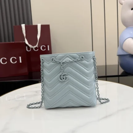 UbestLuxury Gucci GG Marmont Bucket Bag 17cm main product photo SKU GU25426