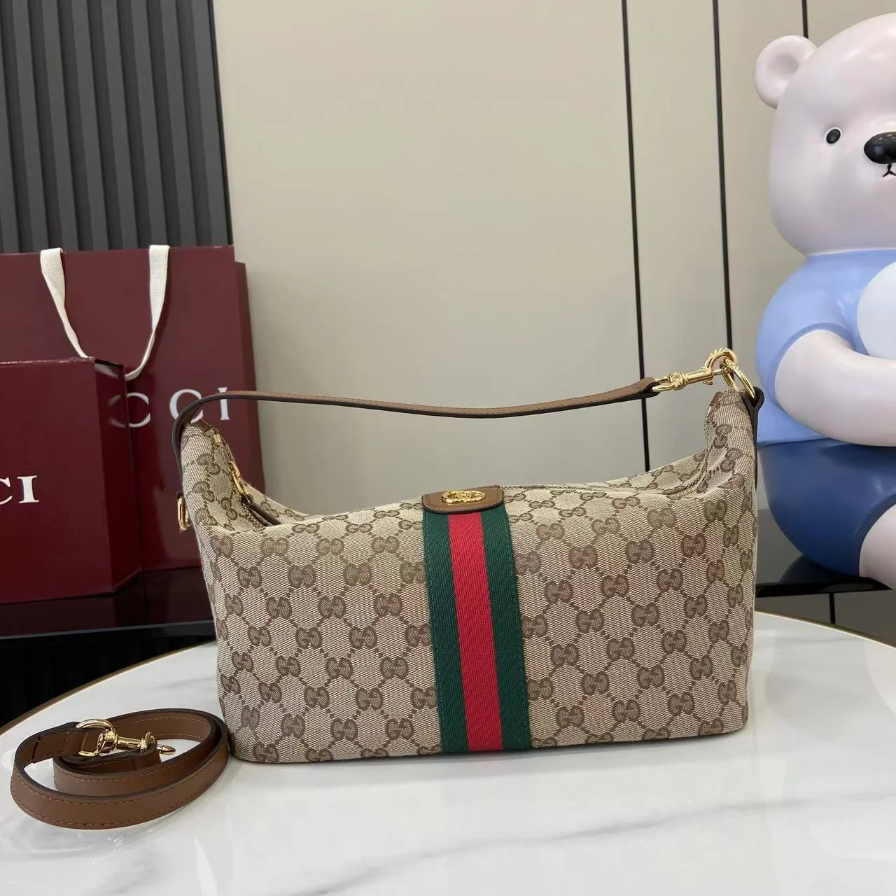 1-1462 UbestLuxury Gucci Gucci Vanity Shoulder Bag 27.5cm main product photo SKU GU25435
